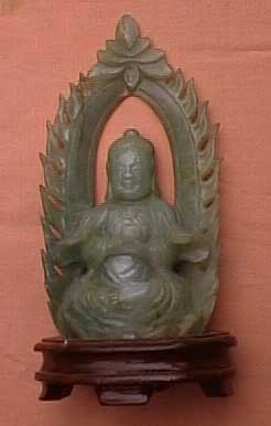 Chinese jade Buddha