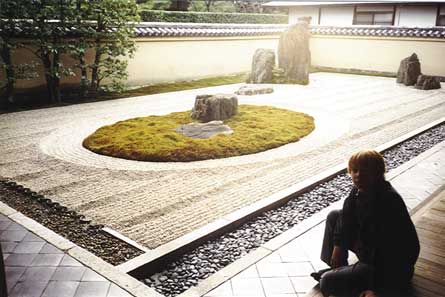 Zen garden (photo by Mary Hendriks)