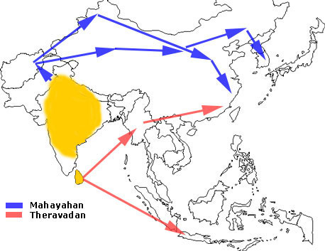 Theravada vs mahayana vs vajrayana
