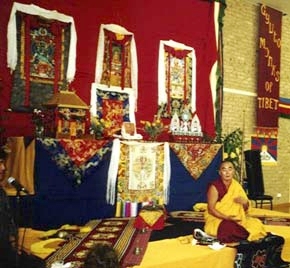 Tibetan monk (photo by Mary Hendriks)